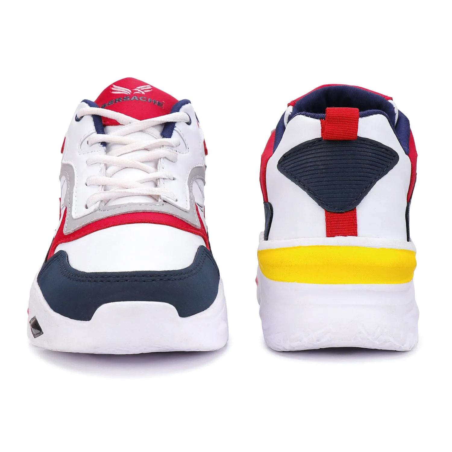 Bersache Lightweight Sports Running Shoes For Men Red-9010